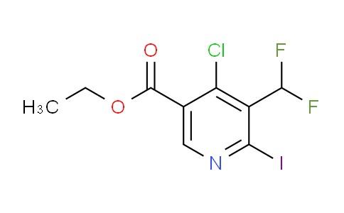 AM222807 | 1805407-80-0 | Ethyl 4-chloro-3-(difluoromethyl)-2-iodopyridine-5-carboxylate