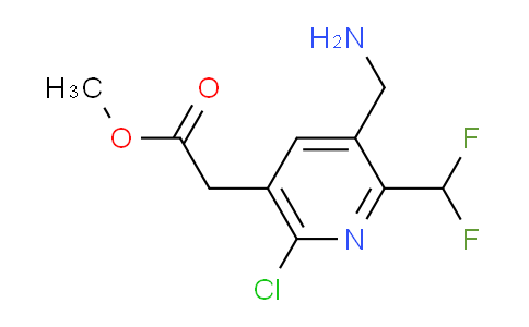 AM222814 | 1804684-07-8 | Methyl 3-(aminomethyl)-6-chloro-2-(difluoromethyl)pyridine-5-acetate