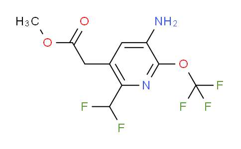 AM22282 | 1804611-96-8 | Methyl 3-amino-6-(difluoromethyl)-2-(trifluoromethoxy)pyridine-5-acetate