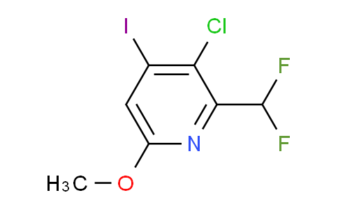 3-Chloro-2-(difluoromethyl)-4-iodo-6-methoxypyridine