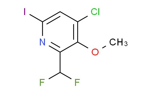 4-Chloro-2-(difluoromethyl)-6-iodo-3-methoxypyridine
