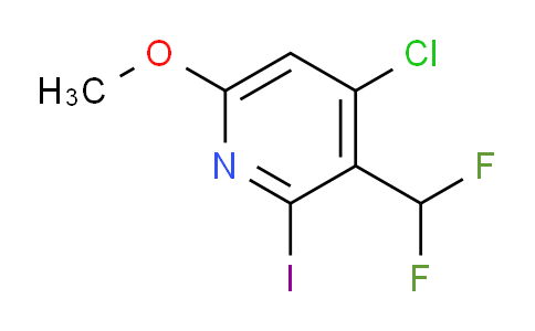 4-Chloro-3-(difluoromethyl)-2-iodo-6-methoxypyridine