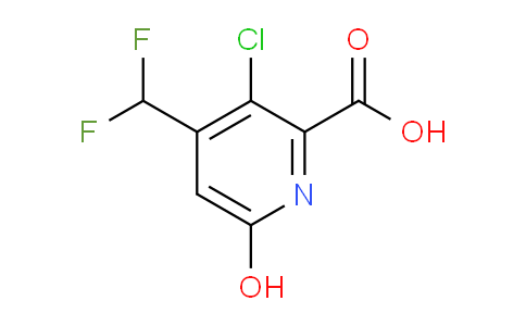 3-Chloro-4-(difluoromethyl)-6-hydroxypyridine-2-carboxylic acid