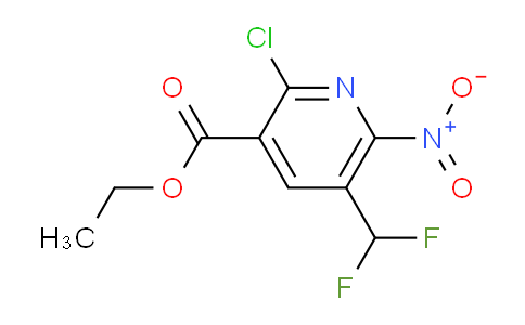 Ethyl 2-chloro-5-(difluoromethyl)-6-nitropyridine-3-carboxylate