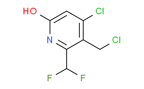 4-Chloro-3-(chloromethyl)-2-(difluoromethyl)-6-hydroxypyridine