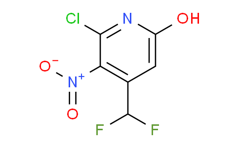 2-Chloro-4-(difluoromethyl)-6-hydroxy-3-nitropyridine