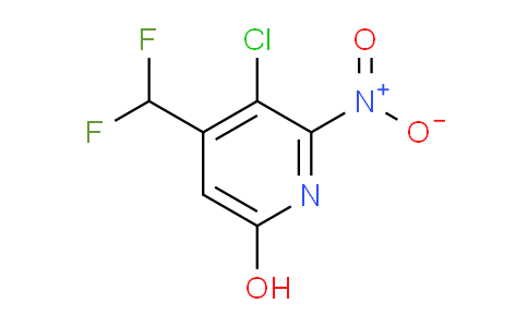 3-Chloro-4-(difluoromethyl)-6-hydroxy-2-nitropyridine