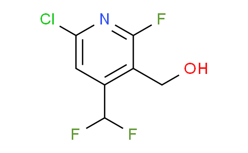 6-Chloro-4-(difluoromethyl)-2-fluoropyridine-3-methanol