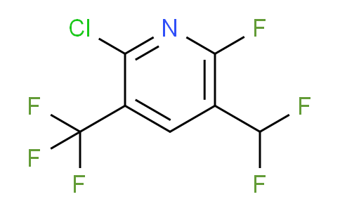 2-Chloro-5-(difluoromethyl)-6-fluoro-3-(trifluoromethyl)pyridine