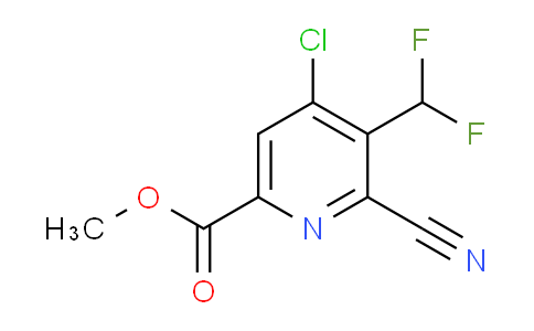 AM222887 | 1805260-65-4 | Methyl 4-chloro-2-cyano-3-(difluoromethyl)pyridine-6-carboxylate