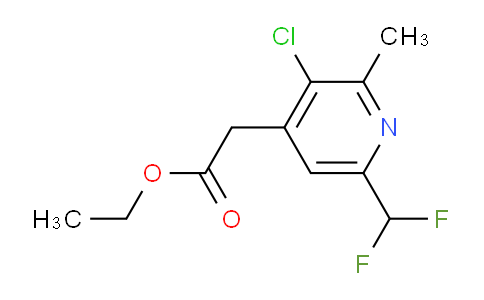 AM222895 | 1805380-44-2 | Ethyl 3-chloro-6-(difluoromethyl)-2-methylpyridine-4-acetate