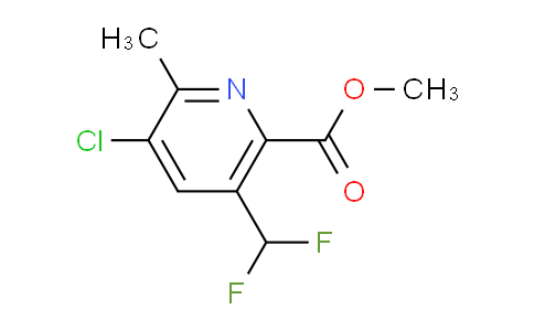 AM222903 | 1805379-65-0 | Methyl 3-chloro-5-(difluoromethyl)-2-methylpyridine-6-carboxylate