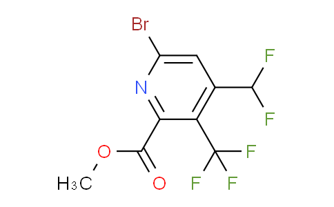 AM222919 | 1807006-73-0 | Methyl 6-bromo-4-(difluoromethyl)-3-(trifluoromethyl)pyridine-2-carboxylate