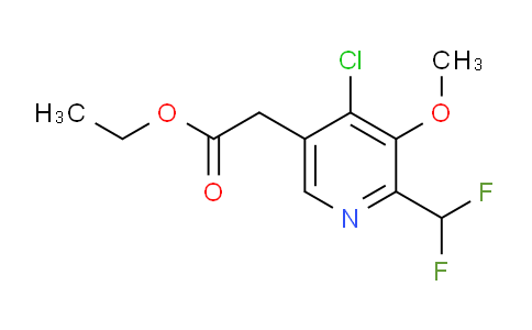 AM222921 | 1805266-26-5 | Ethyl 4-chloro-2-(difluoromethyl)-3-methoxypyridine-5-acetate