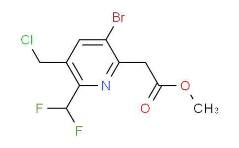 AM222925 | 1805044-42-1 | Methyl 3-bromo-5-(chloromethyl)-6-(difluoromethyl)pyridine-2-acetate