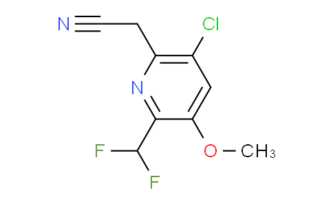 AM222928 | 1805403-90-0 | 5-Chloro-2-(difluoromethyl)-3-methoxypyridine-6-acetonitrile