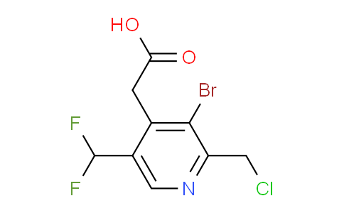 AM222935 | 1805393-84-3 | 3-Bromo-2-(chloromethyl)-5-(difluoromethyl)pyridine-4-acetic acid