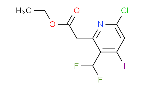 AM222944 | 1805353-14-3 | Ethyl 6-chloro-3-(difluoromethyl)-4-iodopyridine-2-acetate