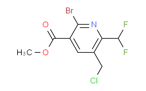 AM222948 | 1804491-86-8 | Methyl 2-bromo-5-(chloromethyl)-6-(difluoromethyl)pyridine-3-carboxylate
