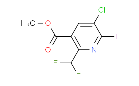 AM222951 | 1806936-56-0 | Methyl 3-chloro-6-(difluoromethyl)-2-iodopyridine-5-carboxylate