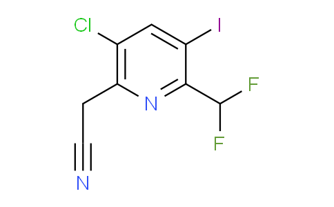 AM222953 | 1807081-41-9 | 5-Chloro-2-(difluoromethyl)-3-iodopyridine-6-acetonitrile