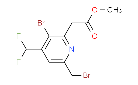 AM222966 | 1806975-81-4 | Methyl 3-bromo-6-(bromomethyl)-4-(difluoromethyl)pyridine-2-acetate
