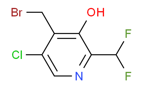 4-(Bromomethyl)-5-chloro-2-(difluoromethyl)-3-hydroxypyridine