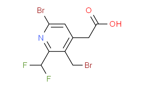AM222971 | 1805258-55-2 | 6-Bromo-3-(bromomethyl)-2-(difluoromethyl)pyridine-4-acetic acid