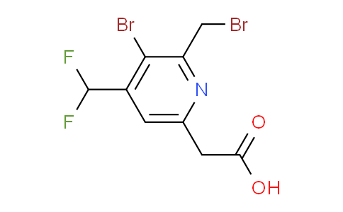 AM222972 | 1805258-81-4 | 3-Bromo-2-(bromomethyl)-4-(difluoromethyl)pyridine-6-acetic acid