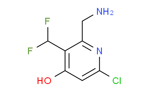 2-(Aminomethyl)-6-chloro-3-(difluoromethyl)-4-hydroxypyridine