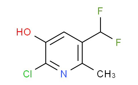 2-Chloro-5-(difluoromethyl)-3-hydroxy-6-methylpyridine