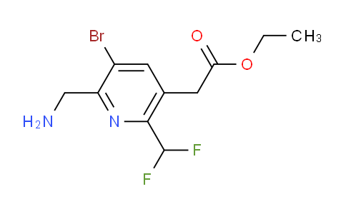 AM222992 | 1804488-72-9 | Ethyl 2-(aminomethyl)-3-bromo-6-(difluoromethyl)pyridine-5-acetate