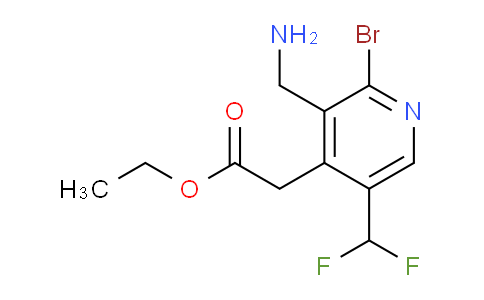 AM222993 | 1805943-78-5 | Ethyl 3-(aminomethyl)-2-bromo-5-(difluoromethyl)pyridine-4-acetate