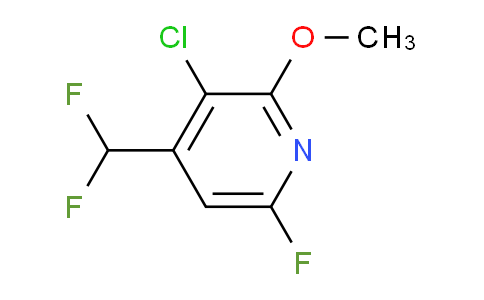 AM223001 | 1806923-06-7 | 3-Chloro-4-(difluoromethyl)-6-fluoro-2-methoxypyridine
