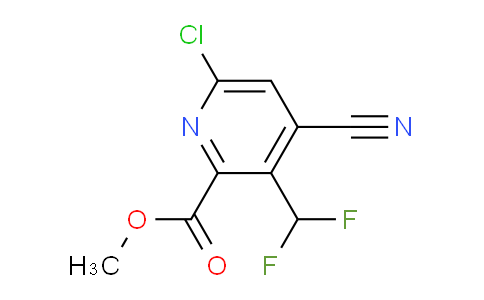 Methyl 6-chloro-4-cyano-3-(difluoromethyl)pyridine-2-carboxylate