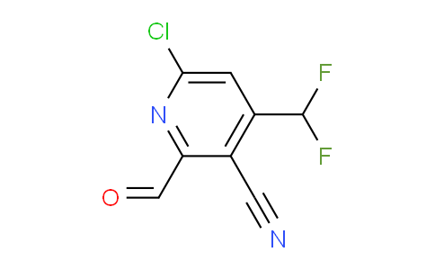 6-Chloro-3-cyano-4-(difluoromethyl)pyridine-2-carboxaldehyde