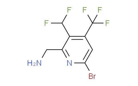 AM223032 | 1806999-04-1 | 2-(Aminomethyl)-6-bromo-3-(difluoromethyl)-4-(trifluoromethyl)pyridine