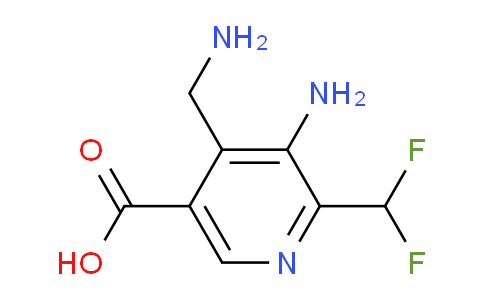 AM223044 | 1804458-09-0 | 3-Amino-4-(aminomethyl)-2-(difluoromethyl)pyridine-5-carboxylic acid