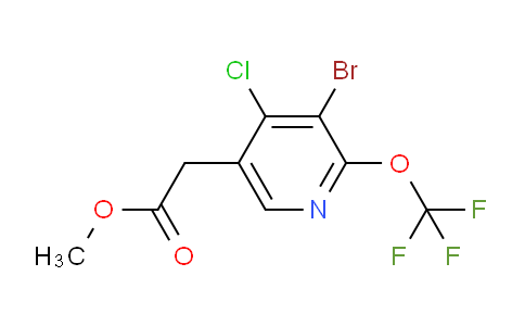 AM22305 | 1806015-26-8 | Methyl 3-bromo-4-chloro-2-(trifluoromethoxy)pyridine-5-acetate