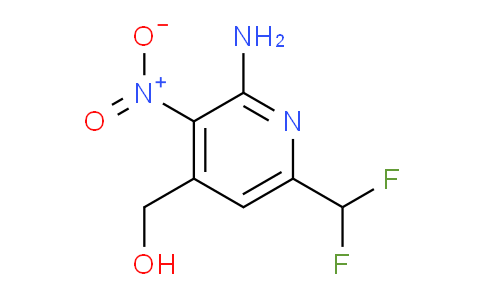 2-Amino-6-(difluoromethyl)-3-nitropyridine-4-methanol