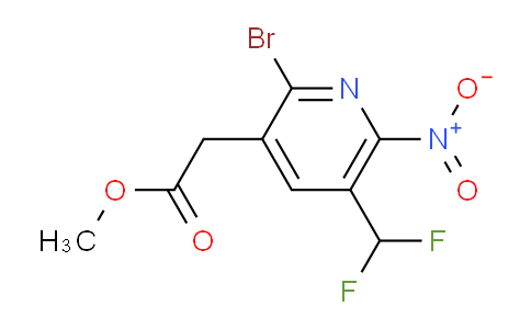 AM223068 | 1805450-32-1 | Methyl 2-bromo-5-(difluoromethyl)-6-nitropyridine-3-acetate