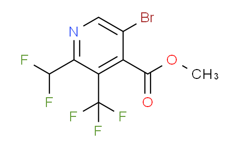 AM223069 | 1807007-30-2 | Methyl 5-bromo-2-(difluoromethyl)-3-(trifluoromethyl)pyridine-4-carboxylate