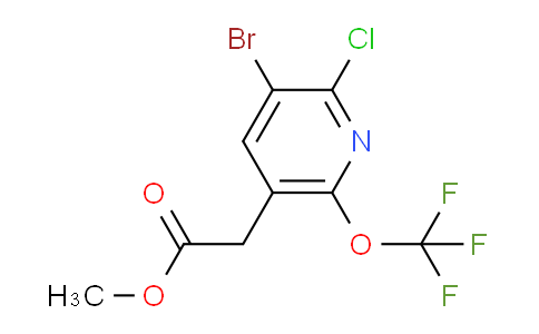 AM22307 | 1806170-36-4 | Methyl 3-bromo-2-chloro-6-(trifluoromethoxy)pyridine-5-acetate