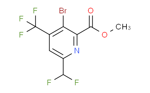AM223070 | 1806970-20-6 | Methyl 3-bromo-6-(difluoromethyl)-4-(trifluoromethyl)pyridine-2-carboxylate