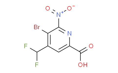 AM223075 | 1804980-16-2 | 3-Bromo-4-(difluoromethyl)-2-nitropyridine-6-carboxylic acid