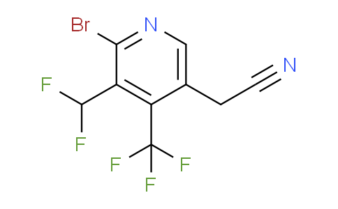 AM223079 | 1805963-59-0 | 2-Bromo-3-(difluoromethyl)-4-(trifluoromethyl)pyridine-5-acetonitrile