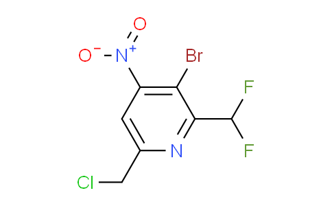 AM223082 | 1805443-20-2 | 3-Bromo-6-(chloromethyl)-2-(difluoromethyl)-4-nitropyridine