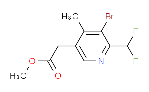 AM223091 | 1805355-23-0 | Methyl 3-bromo-2-(difluoromethyl)-4-methylpyridine-5-acetate