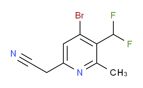 AM223096 | 1805432-33-0 | 4-Bromo-3-(difluoromethyl)-2-methylpyridine-6-acetonitrile