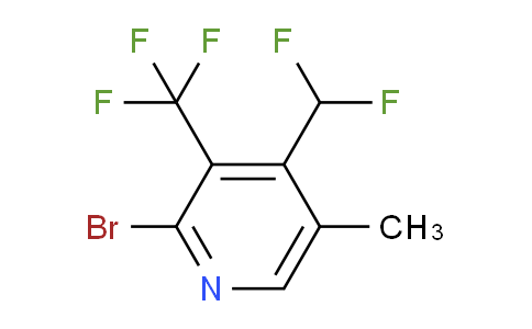 AM223100 | 1806861-37-9 | 2-Bromo-4-(difluoromethyl)-5-methyl-3-(trifluoromethyl)pyridine